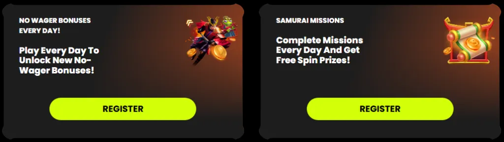 Bonuses and Promotions at Spin Samurai