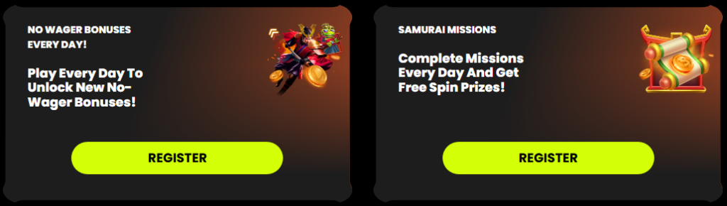 Bonuses and Promotions at Spin Samurai